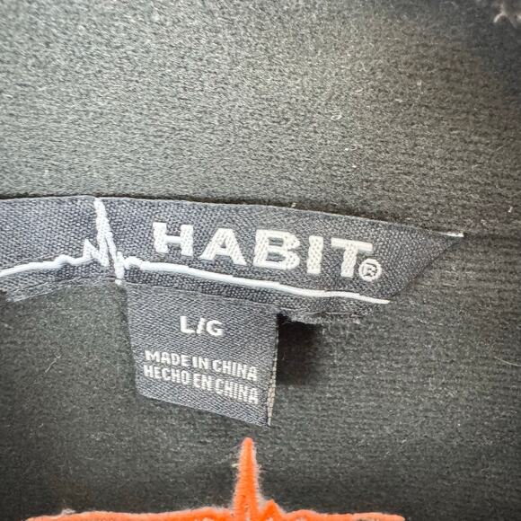 Habit Outdoors NWT Castlerock Gray Zip Lined Softshell Jacket Pockets Men's Sz L - Picture 8 of 10